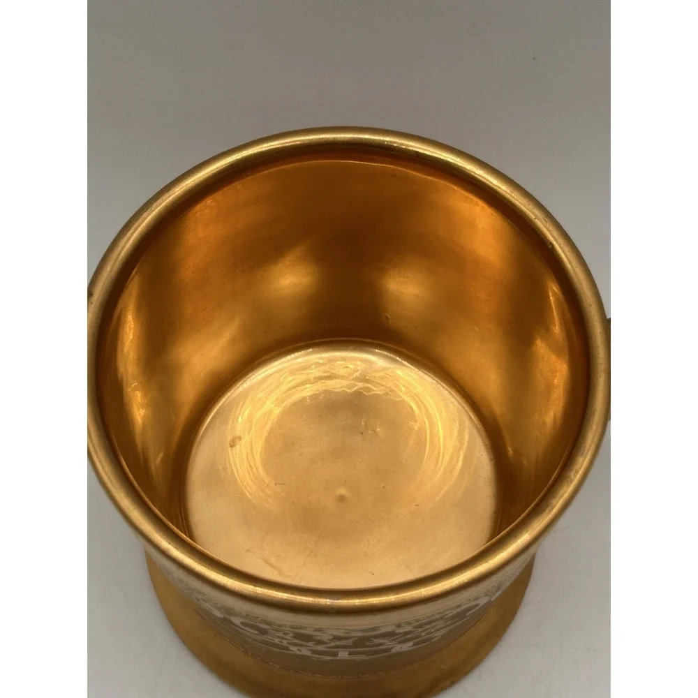 Antique Zeh, Scherzer & Co GildedGold Wash Porcelain Sugar / Creamer Cup Bavaria
